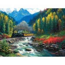 Durango Silverton Art Jigsaw Puzzle