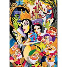 Desenhos de Enchantment of Snow White Jigsaw Puzzle para colorir
