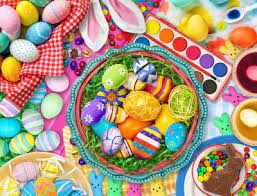 Desenhos de Extraordinary Easter Eggs Jigsaw Puzzle para colorir