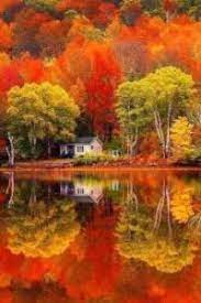 Reflection Fall on Lake Jigsaw Puzzle