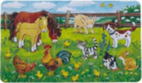 Farm Animals in the Meadow Jigsaw