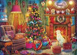 Festive Fireside, Christmas Jigsaw Puzzle