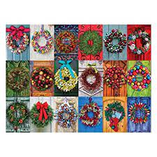 Festive Wreaths Jigsaw Puzzle