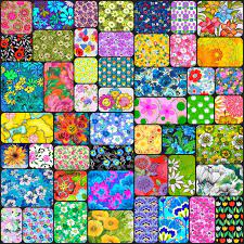 Floral Fabrics Jigsaw Puzzle