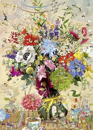 Desenhos de Flower’s Life Jigsaw Puzzle para colorir