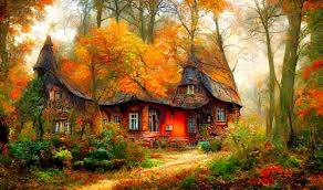 Forest Cottage Jigsaw Puzzle