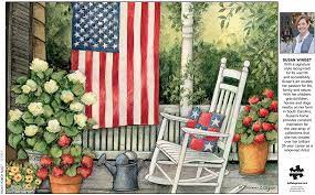 Front Porch Flag Jigsaw Puzzle