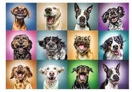 Funny Dog Portraits Jigsaw Puzzle