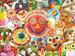 Funny Face Food Jigsaw Puzzle