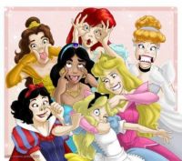 Funny Faces Princesses Disney