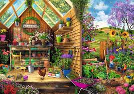 Desenhos de Gardener’s Getaway Jigsaw Puzzle para colorir