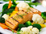 Grilled Salmon With Vegetables Jigsaw