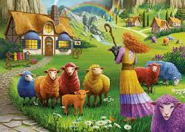 Happy Sheep Yarn Shop Jigsaw Puzzle