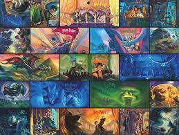 Desenhos de Harry Potter Collage Jigsaw Puzzle para colorir