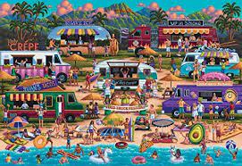 Hawaiian Food Truck Festival Puzzles