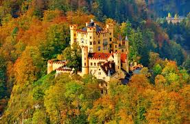 Hohenschwangau Castle in Autumn Jigsaw Puzzle