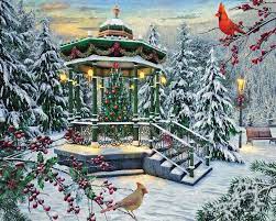 Holiday Gazebo Jigsaw Puzzle