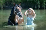 Horse and Girl in the River Jigsaw Puzzle