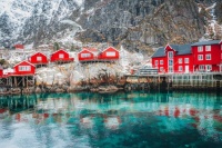 Houses in Lofoten, Norway Jigsaw Puzzle