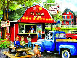 Ice Cream Barn Jigsaw Puzzle