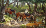 Desenhos de Packhorse Jigsaw Puzzle para colorir