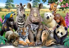 Jigsaw Puzzle Funny Animals
