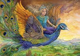 Josephine Wall – Peacock Princess Jigsaw Puzzle