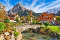 Desenhos de Kandersteg, Switzerland Jigsaw Puzzle para colorir