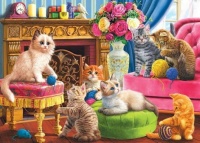 Kitty Cat Club Jigsaw Puzzle