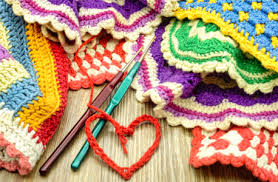 Knitted Heart Jigsaw Puzzle