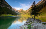 Lake Mountains Scenery Jigsaw Puzle