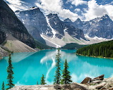 Lake in Banff National Park Jigsaw Puzzle
