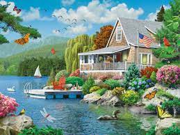 Lakeside Memories Jigsaw Puzzle