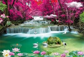 Landscape Fall Waterfall Jigsaw Puzzle