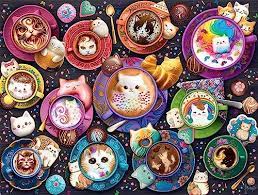 Latte Cats Jigsaw Puzzle