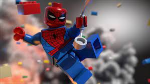 Desenhos de Lego Spiderman Jigsaw Puzzle para colorir