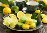 Lemon Flavored Macarons Jigsaw Puzzle
