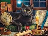 Library Cat Jigsaw Puzzle