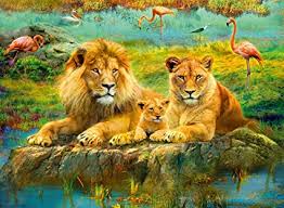 Lions Savannah Jigsaw Puzzle