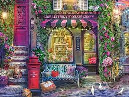 Love Letters Chocolate Shop Jigsaw Puzzle