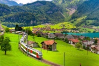 Lungern Village, Switzerland Jigsaw Puzzle