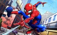 Desenhos de Marvel Spiderman Jigsaw Puzzle 2 para colorir