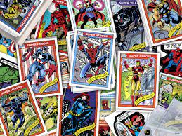 Marvel Trading Cards Jigsaw Puzzle