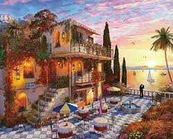 Mediterranean Romance Jigsaw Puzzle