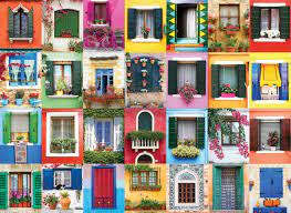 Mediterranean Windows Jigsaw Puzzle