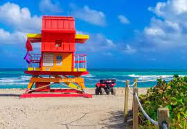 Miami Lifeguard Tower Jigsaw Puzzle