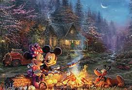 Mickey and Minnie Sweetheart Jigsaw Puzzle