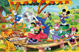 Desenhos de Mickey’s Symphony Jigsaw Puzzle para colorir