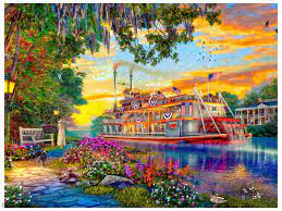 Mississippi Cruise Jigsaw Puzzle