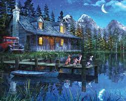 Moonlight Night Jigsaw Puzzle